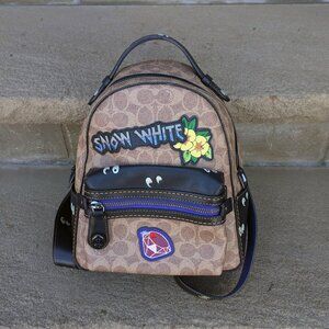 Coach X Disney - Snow White Leather Dark Fairytale Backpack *HTF*